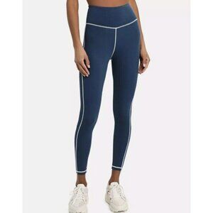 WeWoreWhat‎ Corset Leggings Medium Womens Navy Blue High Waisted Ankle NWT $78